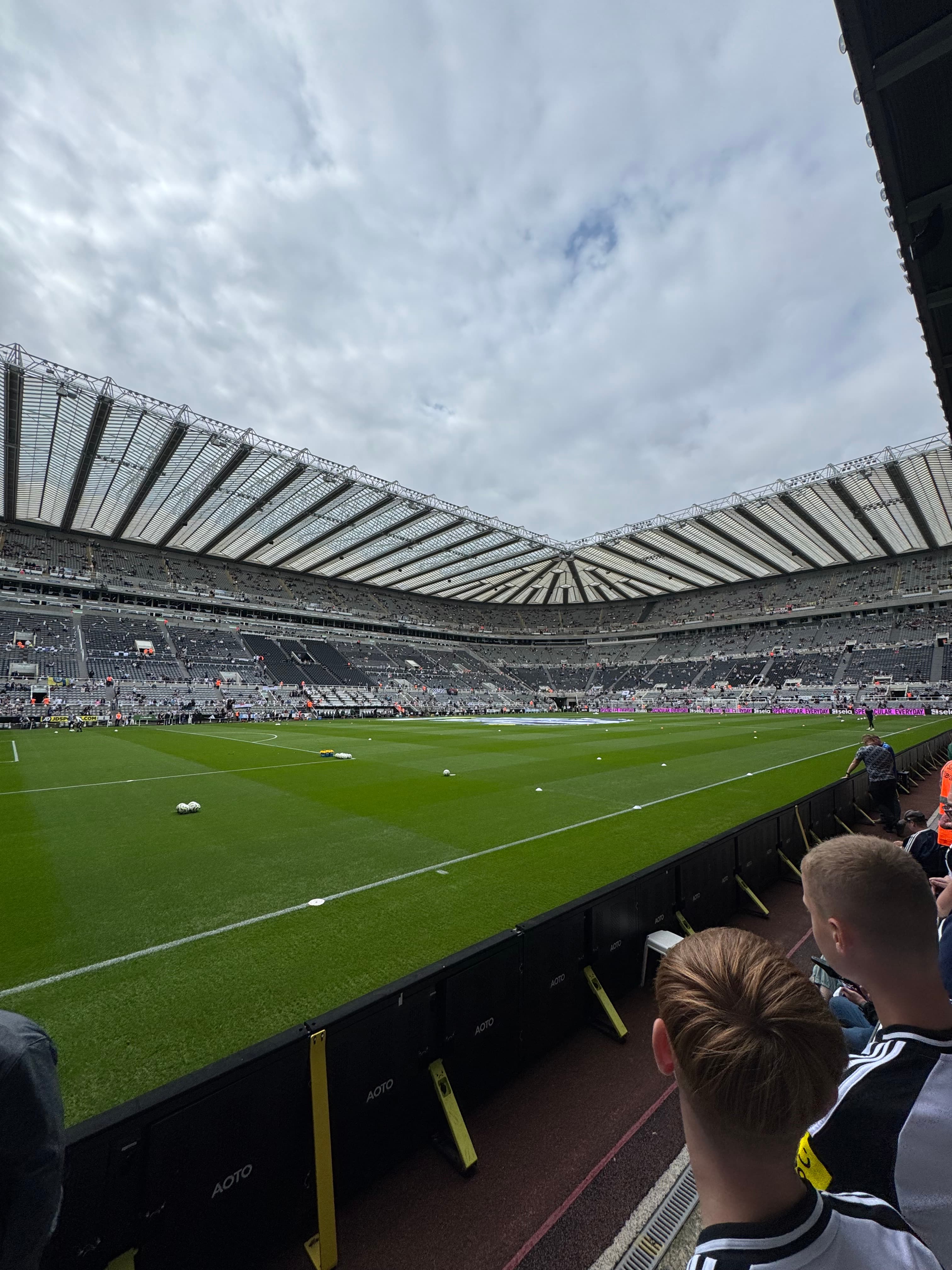 Longside lower tier view inside